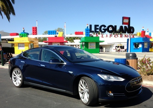 Tesla Model S at Legoland