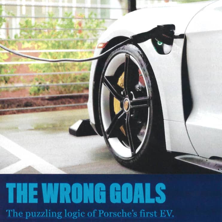 The Wrong Goals: Porsche Taycan