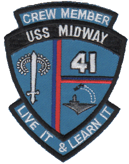USS Midway Badge