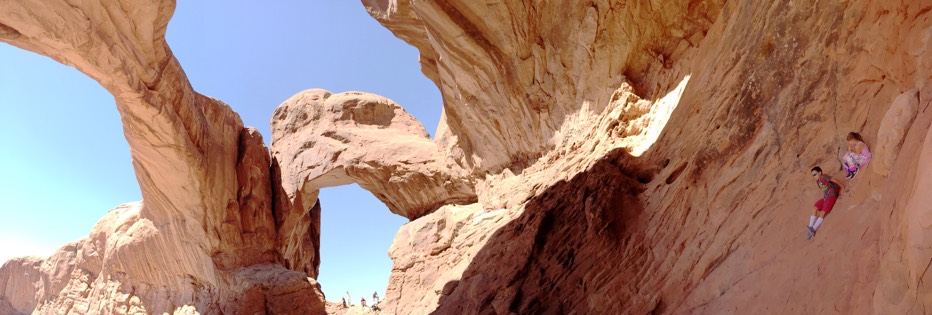 Inside Double Arch