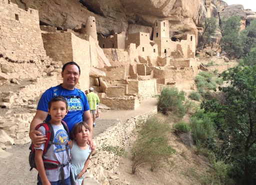 Family at Cliff Palace